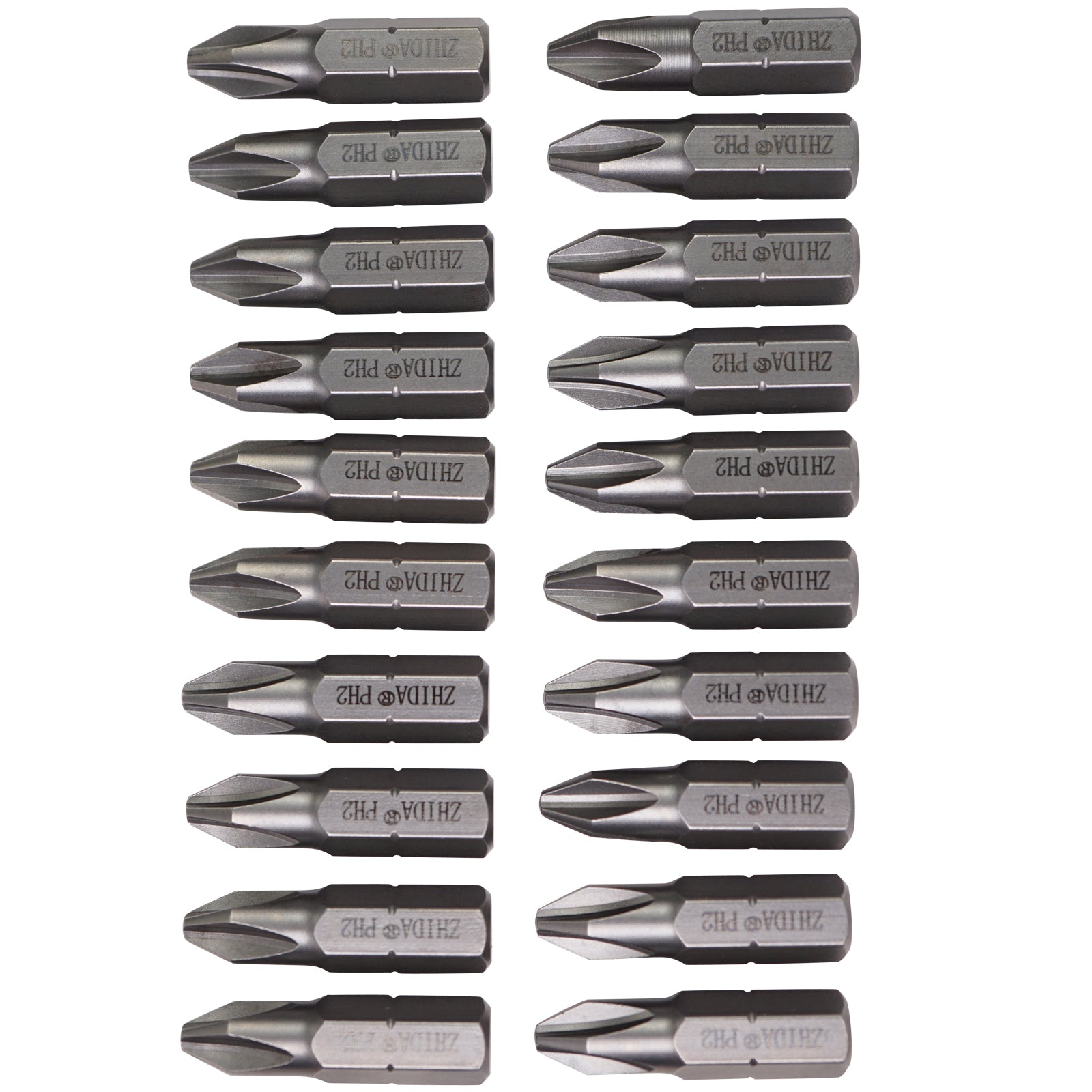 ZHIDA Phillips insert Bits PH2 One Inch Long no.2 cross bits 20 PCS ...