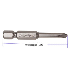 ZHIDA PH2 Precision Screwdriver with Aluminum Handle – Ideal for Wood, DIY, and Electronic Repairs
