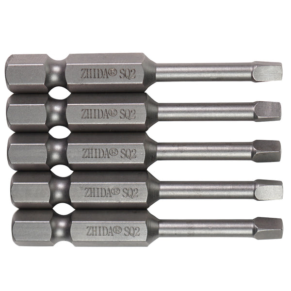 ZHIDA Torsion Robertson R2 Screw Impact Bits SQ2 Square Screwdriver Bit