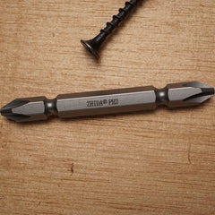 ZHIDA Double ended cross phillips screwdriver bits 2# 2.5 inch long