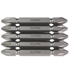 ZHIDA Double ended cross phillips screwdriver bits 2# 2.5 inch long