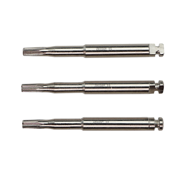 ZHIDA Latch type Dental stainless screwdriver bits unigrip Trox T5