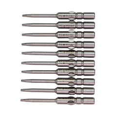 ZHIDA 4mm Wing Shank Torx Screwdriver Bits T2,T3,T4,T5,T6,T8,T10,T15,T20