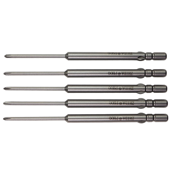 ZHIDA 00# Wing Shank Screwdriver Bits 0# 800 type Electric Driver Bits PH00 PH0 80mm Long