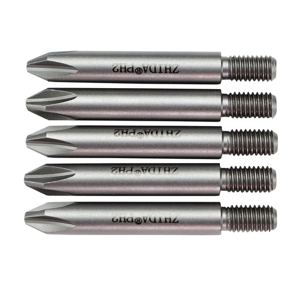 ZHIDA Phillips Thread screw shank driver bits PH2 45MM Long