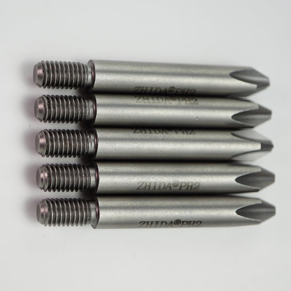 ZHIDA Phillips Thread screw shank driver bits PH2 45MM Long