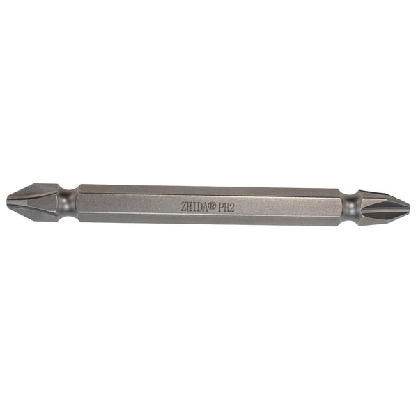 ZHIDA Double ended cross phillips screwdriver bits 2# 2.5 inch long