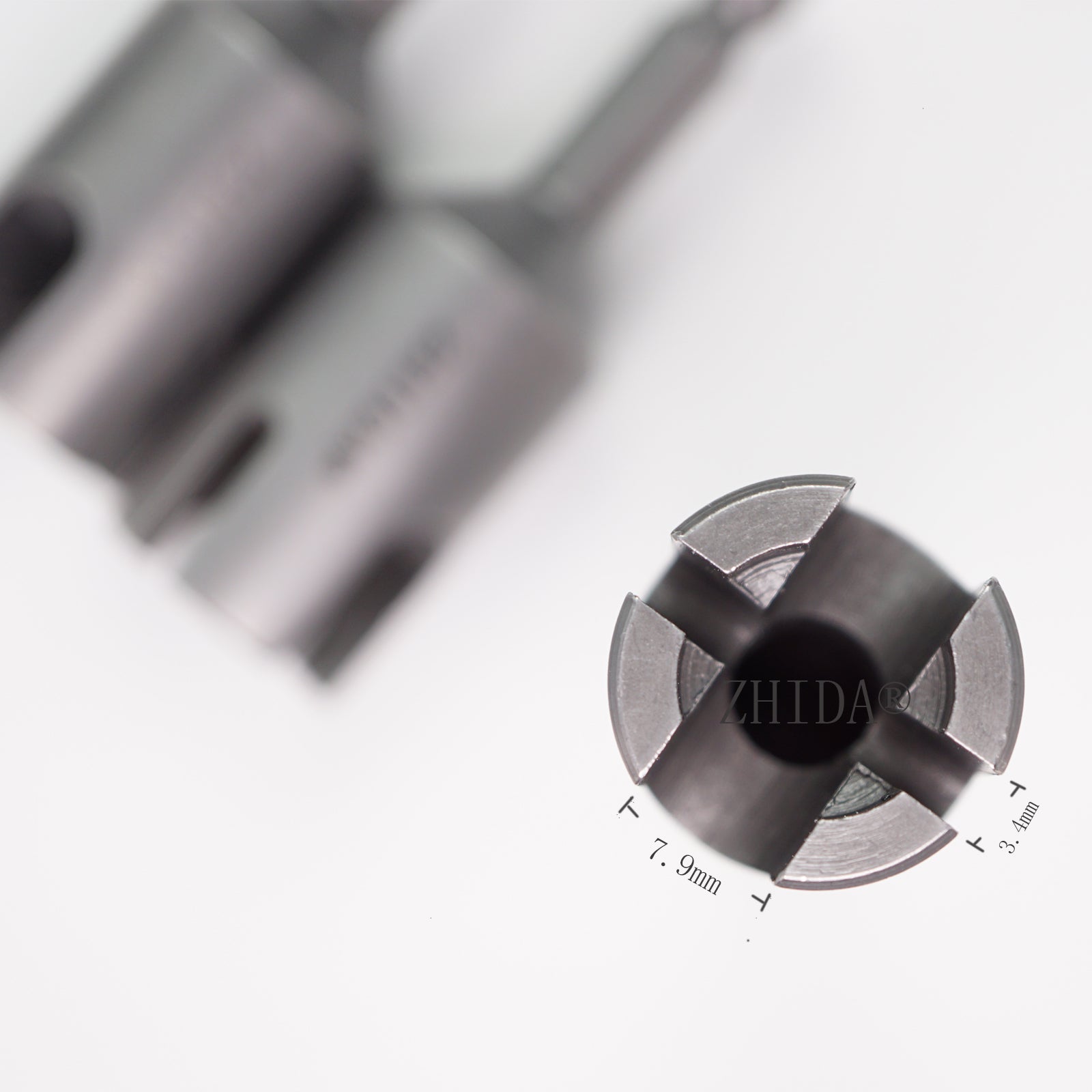 ZHIDA Wing Nut Driver bit Eye hook screw driver bits eye lag driver