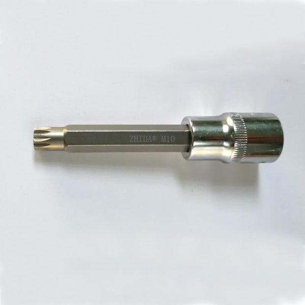 ZHIDA 1/2 DR triple square XZN socket Bit M10
