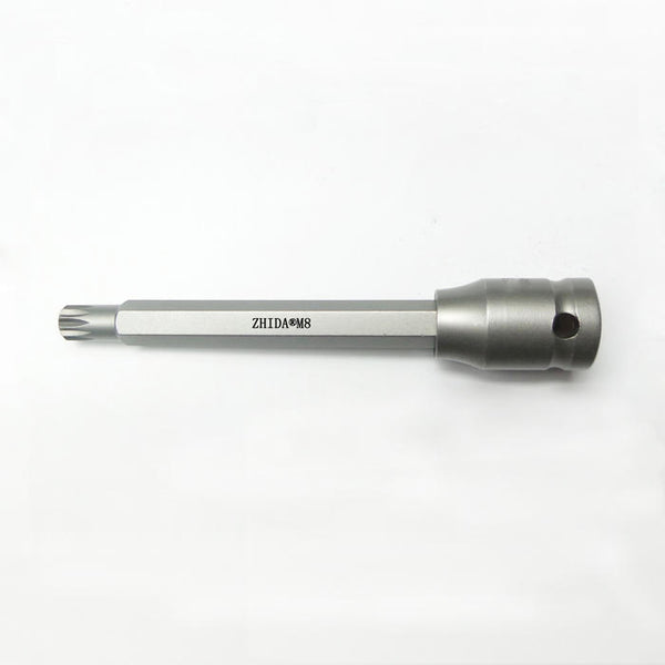 3/8 DR Triple Square XZN socket Bit M8 M10 M12 12 point star bit 100mm length