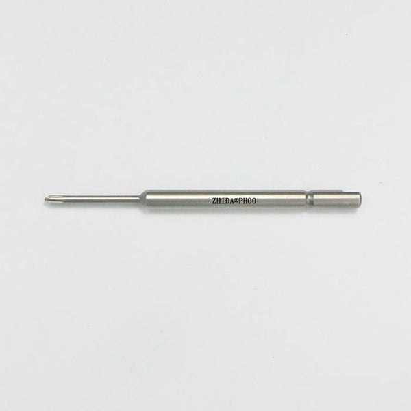 Philip 00# Dia. 1.5 Corss screwdriver bits 64MM length tail halfmoon