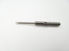 micro 801 type Slotted flat screwdriver bits SL2.0MM